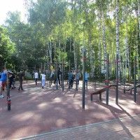 В Рязани открылась воркаут-площадка КЕНГУРУ.ПРО