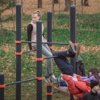 Новая воркаут-площадка от КЕНГУРУ.ПРО в Казани