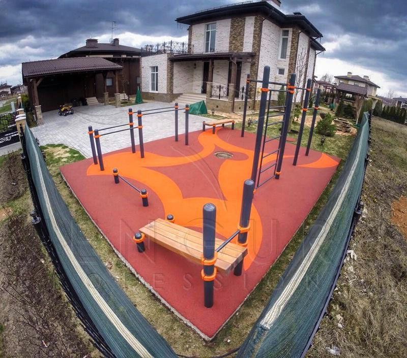 Воркаут площадка для коттеджа