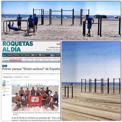 Воркаут приходит в Испанию с КЕНГУРУ.ПРО