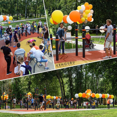 В Перми открылась первая городская street workout площадка