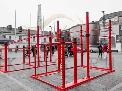 Мобильная воркаут площадка КЕНГУРУ.ПРО на выставке SGGF 2017 в Финляндии