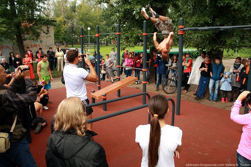 Открытие Воркаут-площадки в Тольятти (Самарская область)