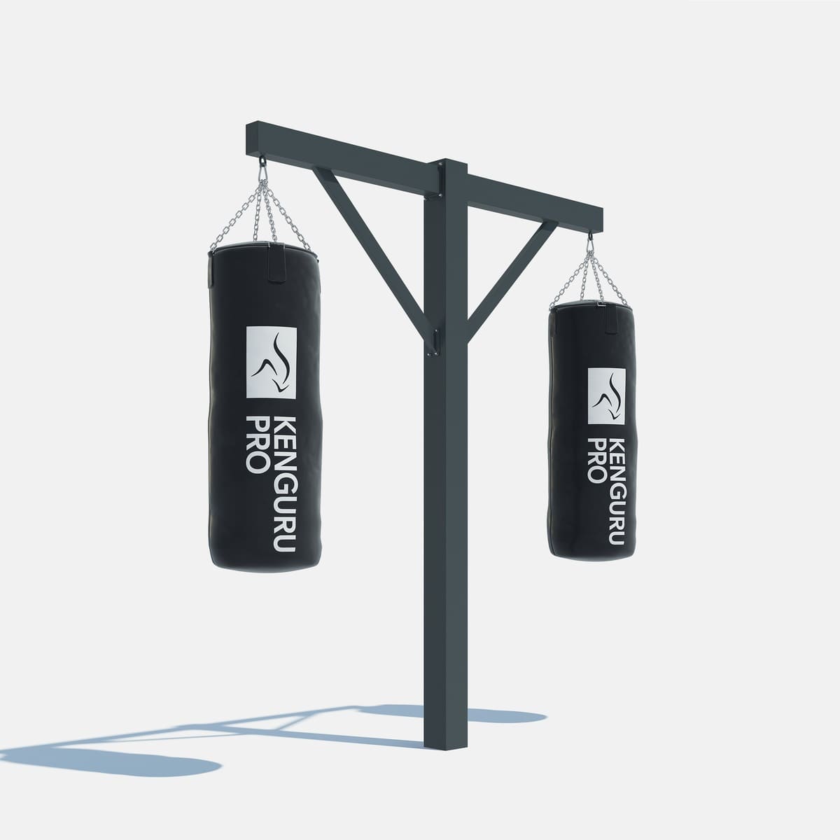 Стойка боксерская (с 2 мешками)