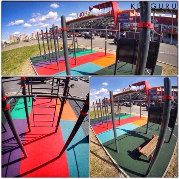 Единственная в мире воркаут-площадка на территории торгового центра