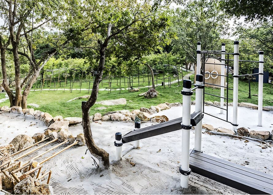 Workout площадка для частного дома в коттеджном поселке «Миллениум»