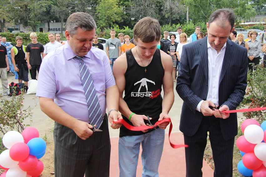 Открытие Воркаут-площадки в г. Мытищи (Московская область)