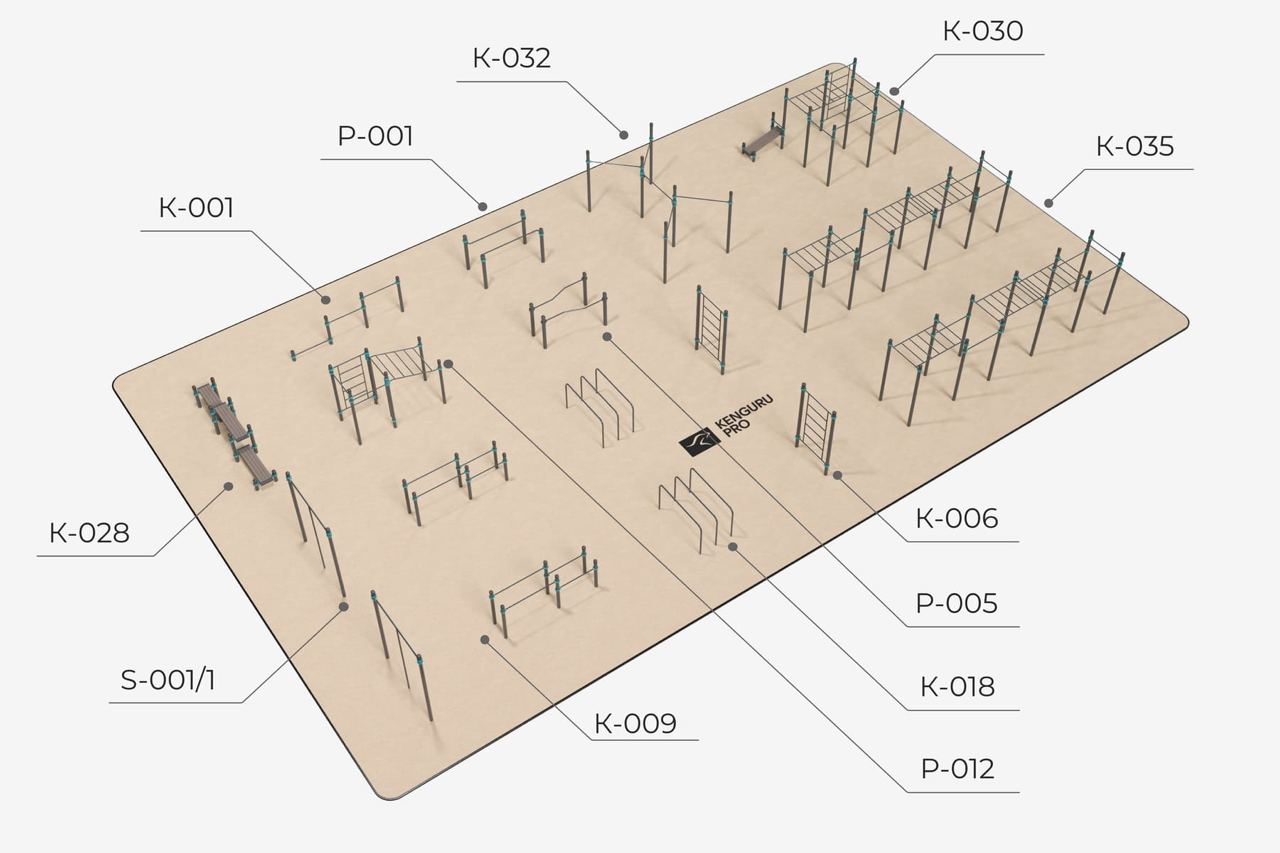 Как спроектировать воркаут площадку для проведения соревнований