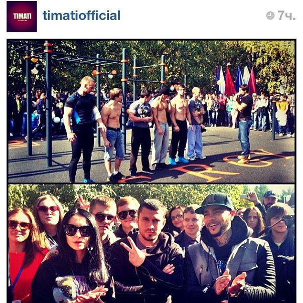 Открытие Воркаут-площадки в г. Тюмень с Тимати